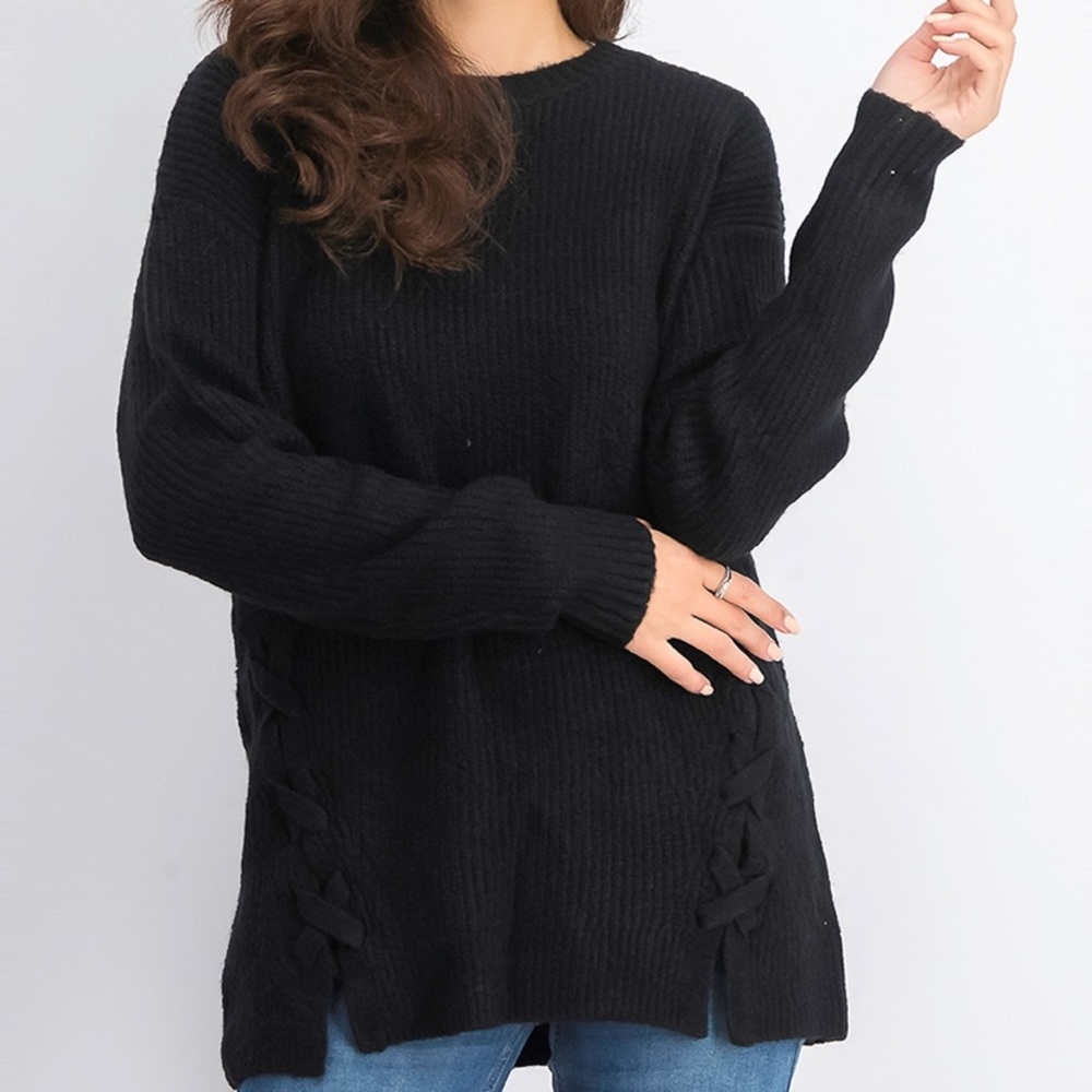 GAP Shaker Side Lace Sweater Tunic - TALL size
